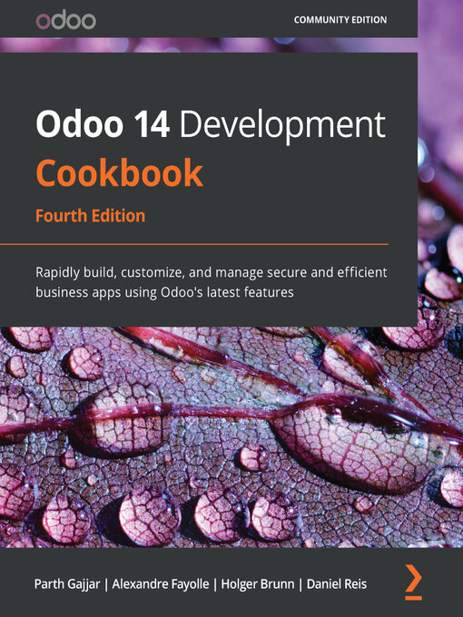 Title details for Odoo 14 Development Cookbook by Parth Gajjar - Wait list
